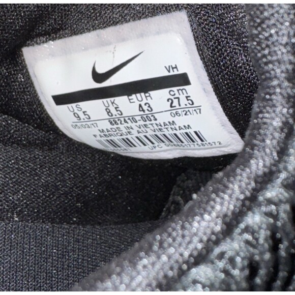 Size 9.5 - Nike Benassi SLP Triple Black - Picture 7 of 7